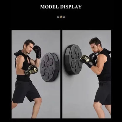 One Set New LED Music Boxing Machine Bluetooth Smart Electronic Music Training Targets Wall Hanging Sandbag for Kid Adults