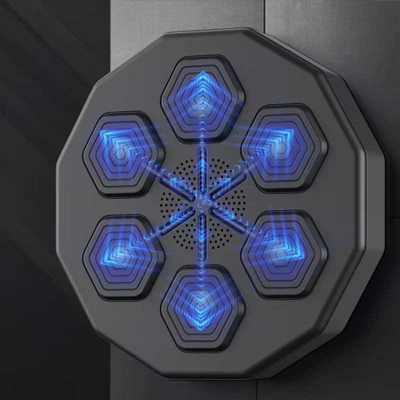 One Set New LED Music Boxing Machine Bluetooth Smart Electronic Music Training Targets Wall Hanging Sandbag for Kid Adults