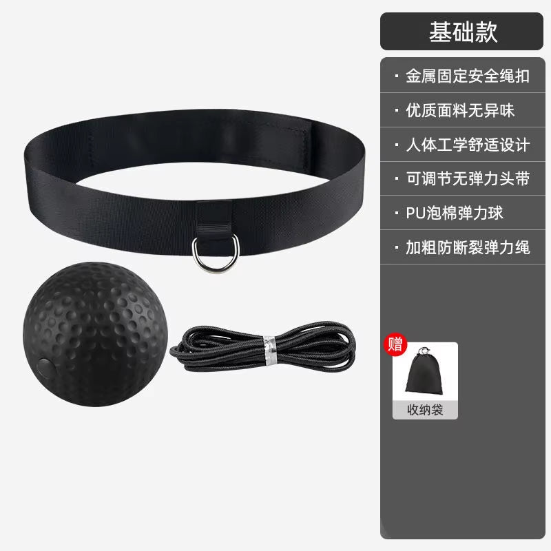 Boxing Ball Reflex Speed Training with Headband Boxing Punching Balls Hand Eye Coordination Fitness Martial Arts Supplies